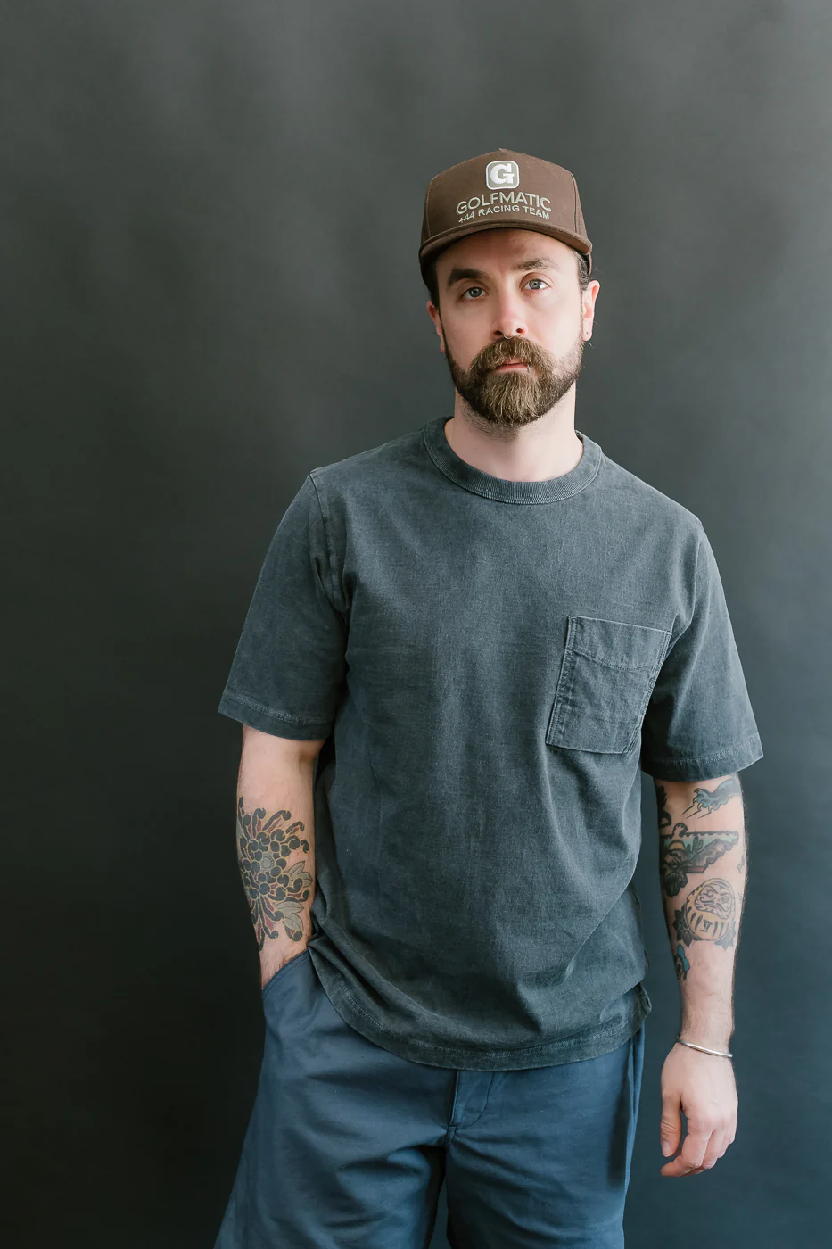JM5534PD - Pigment-Dye Pocket T-Shirt - 370 Fade Blue Gray - Image 15