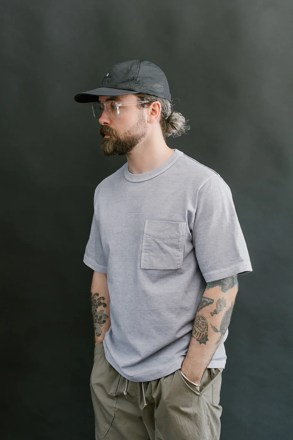 JM5534PD - Pigment-Dye Pocket T-Shirt - 369 Fade Lilac - Image 10