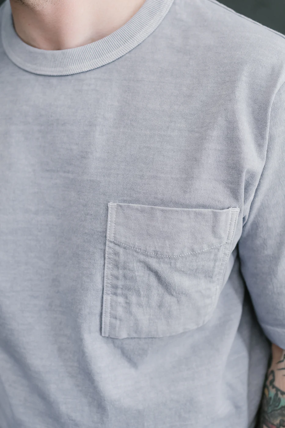 JM5534PD - Pigment-Dye Pocket T-Shirt - 369 Fade Lilac - Image 16