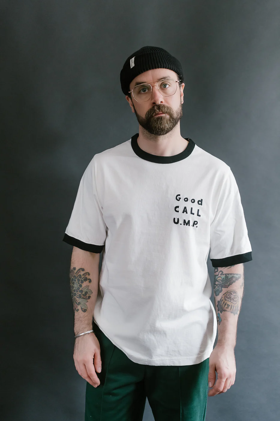 JM5538 - Rib GCU T-Shirt - 97 White, Black - Image 14