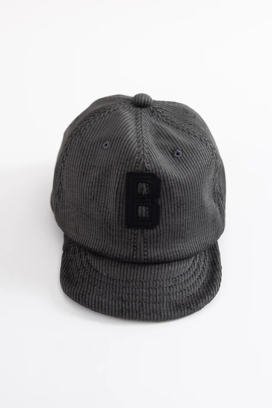 JM6574 - Curduroy BB Cap "B" - 249 Fade Black - Image 6