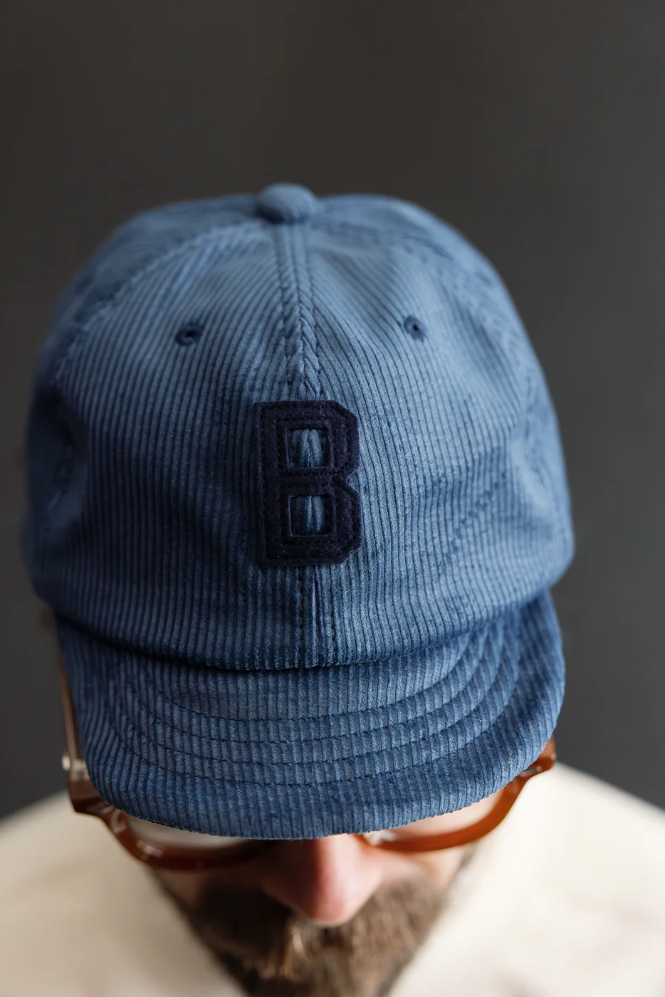 JM6574 - Curduroy BB Cap "B" - 363 Fade Blue - Image 11