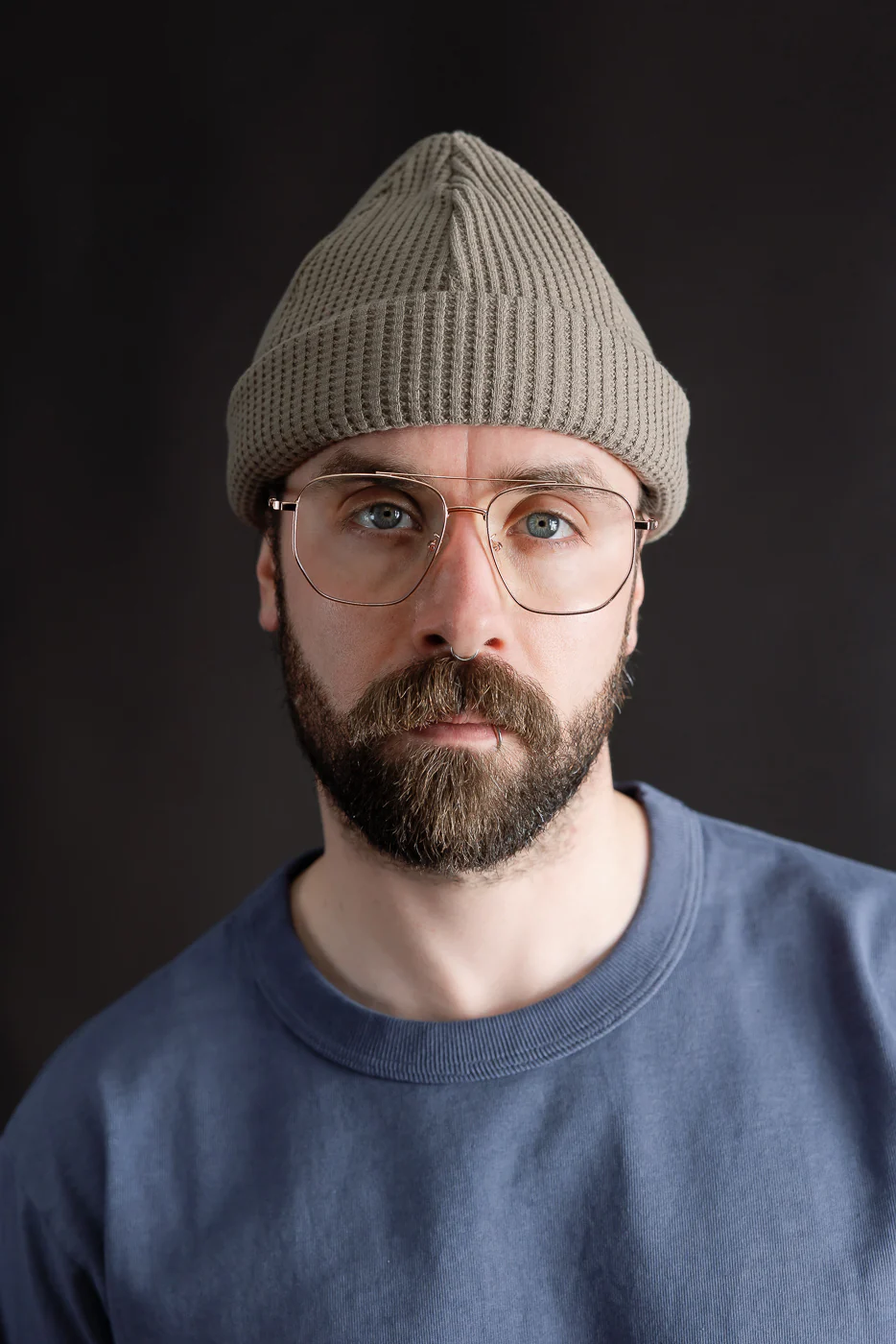JM6605 - Waffle Knit Cap - 338 Sepia - Image 3