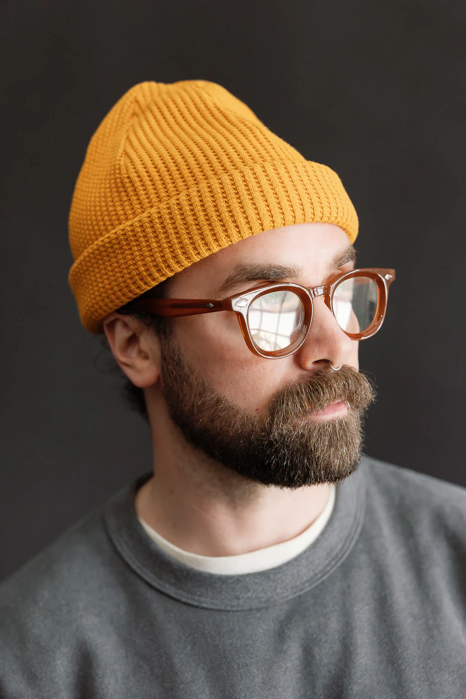 JM6605 - Waffle Knit Cap - 343 Butter Scotch - Image 3