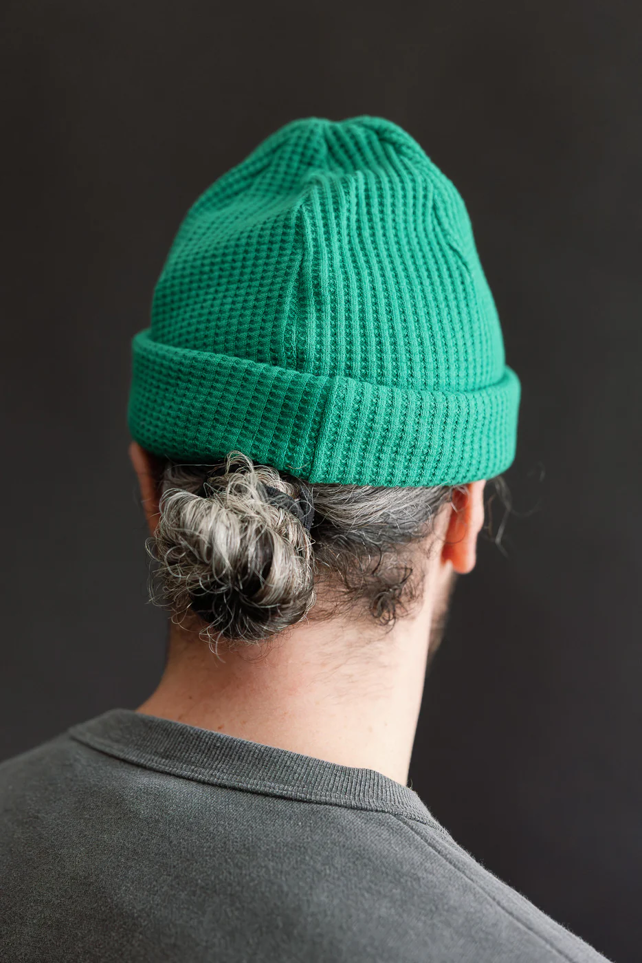 JM6605 - Waffle Knit Cap - 402 True Green - Image 7