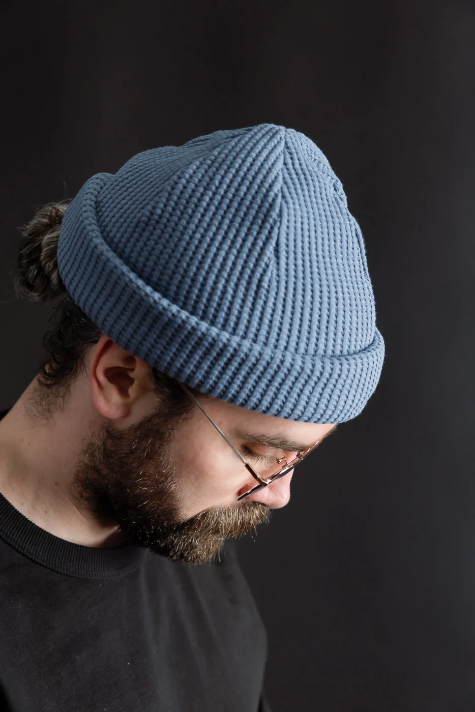 JM6605 - Waffle Knit Cap - 412 Retro Saxe - Image 6