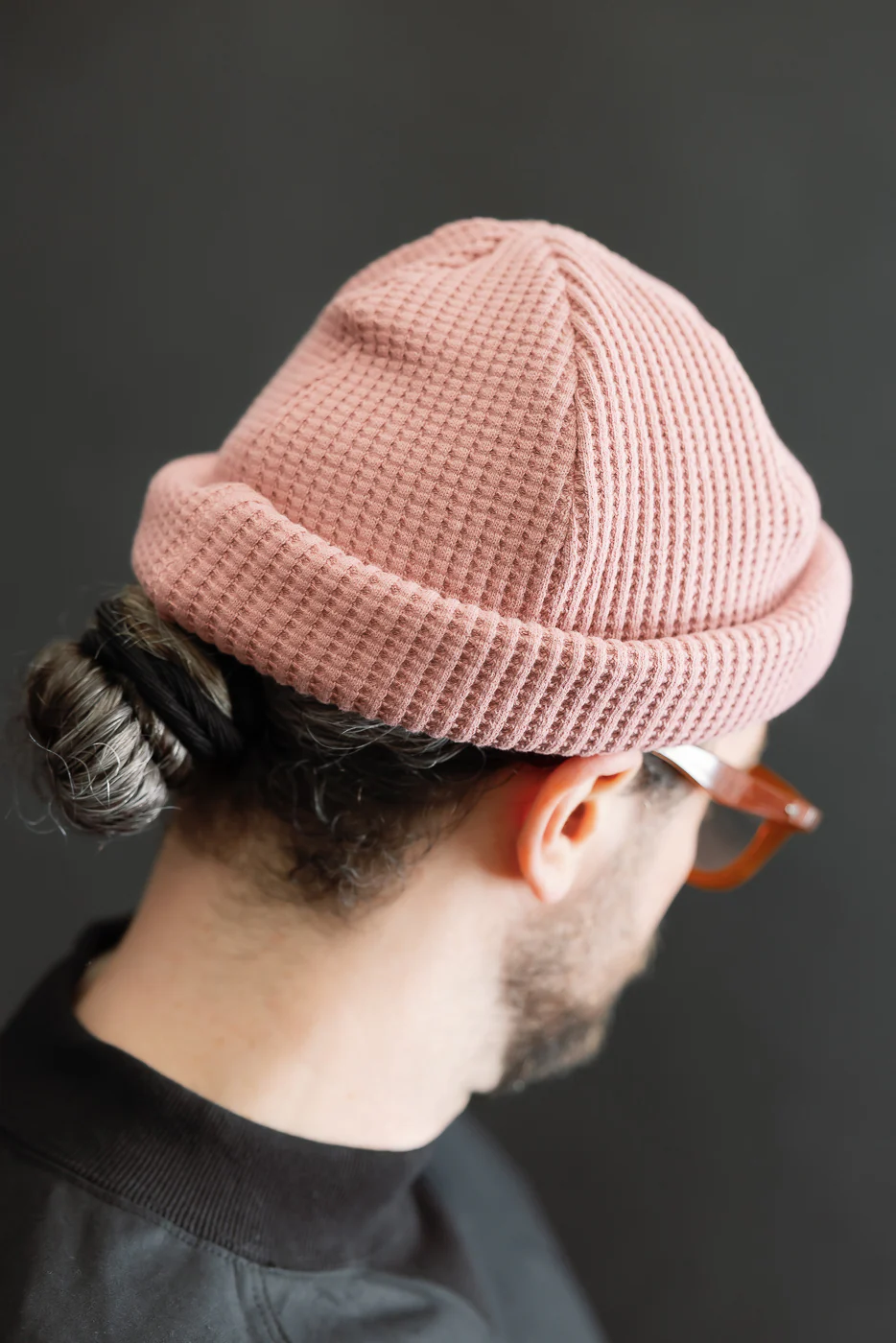 JM6607 - Waffle Knit Cap - 448 Old Raspberry - Image 5