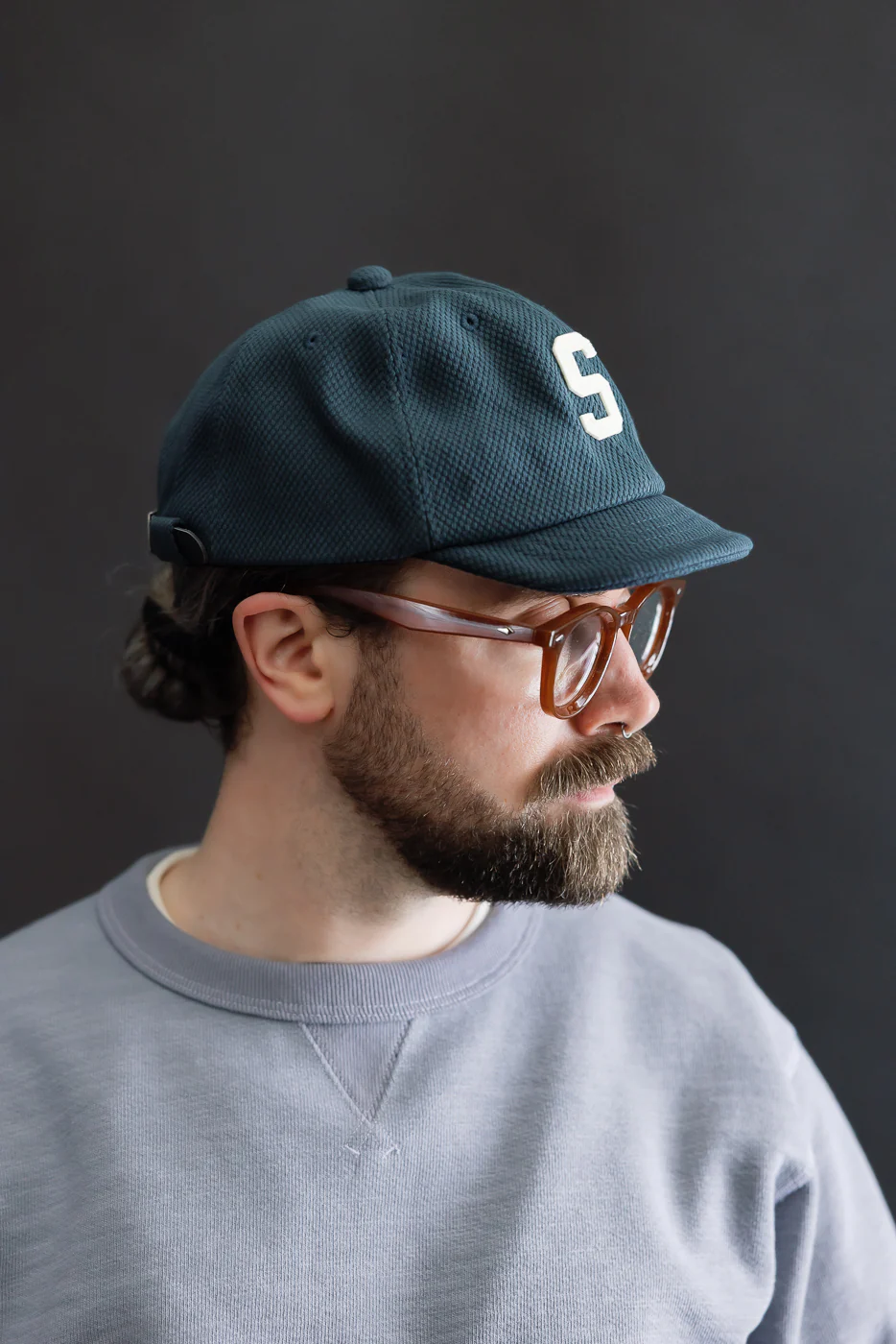 JM6623 - Sashiko BB Cap "S" - 280 Iron Navy - Image 8