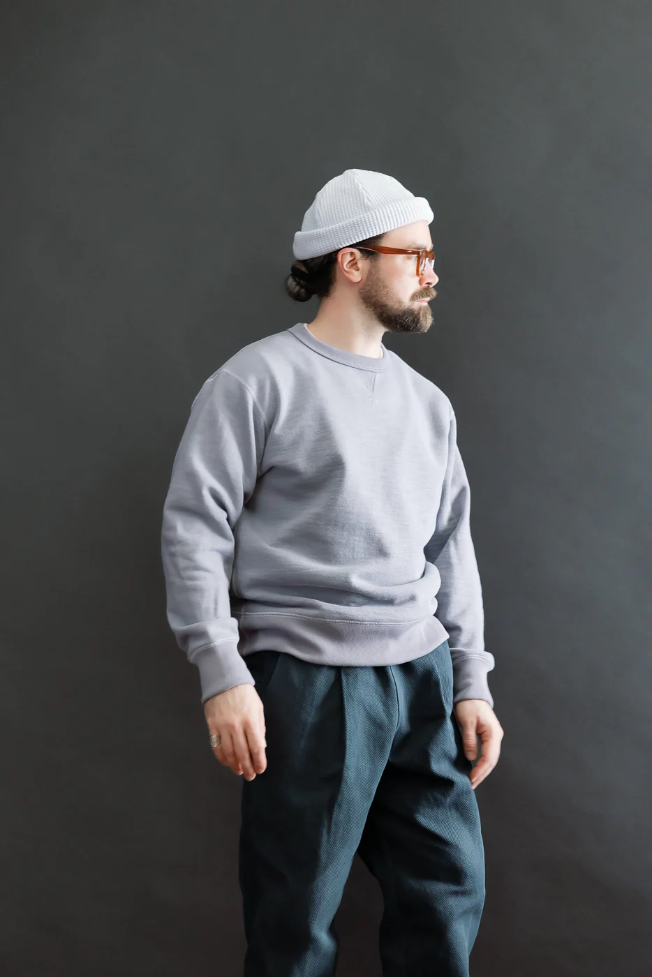 JM7292 - GG Sweat Crewneck - 354 Dry Purple - Image 12