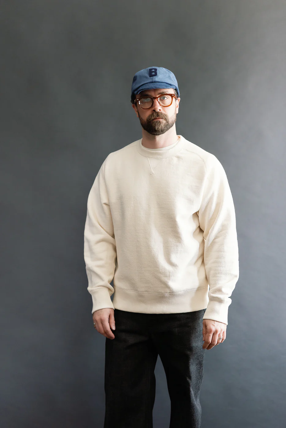 JM7580 - Big Loop Crewneck - 104 Ecru - Image 12