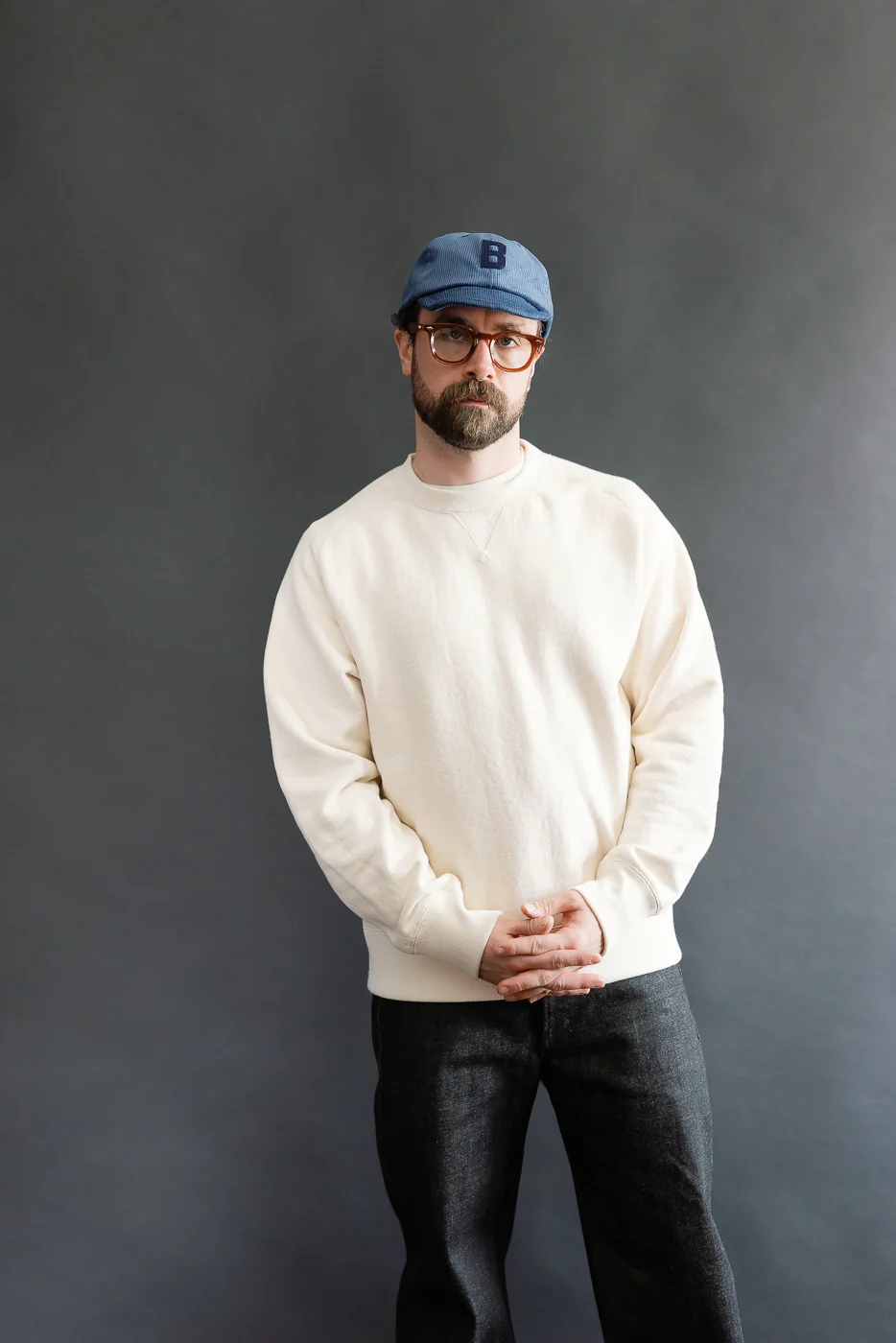 JM7580 - Big Loop Crewneck - 104 Ecru - Image 13