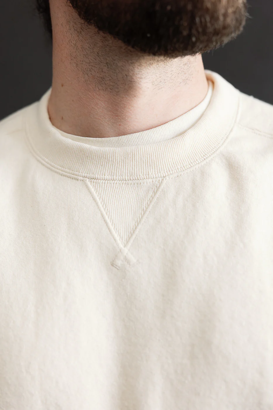 JM7580 - Big Loop Crewneck - 104 Ecru - Image 14