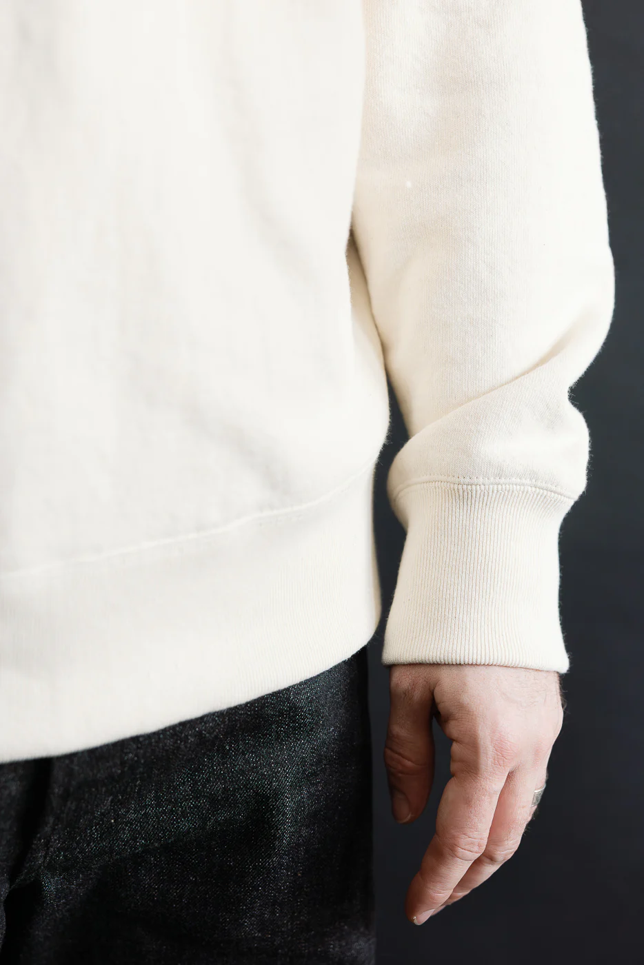 JM7580 - Big Loop Crewneck - 104 Ecru - Image 15