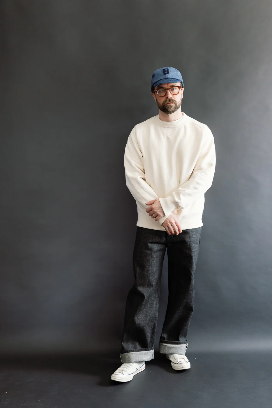 JM7580 - Big Loop Crewneck - 104 Ecru - Image 5