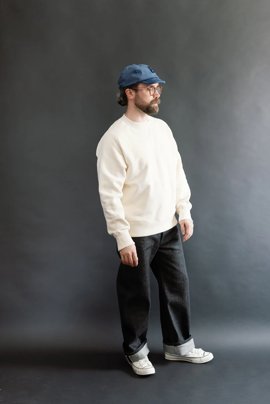 JM7580 - Big Loop Crewneck - 104 Ecru - Image 6