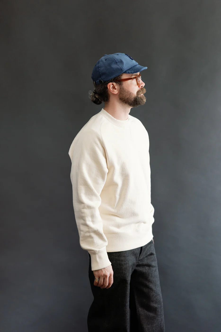 JM7580 - Big Loop Crewneck - 104 Ecru - Image 9