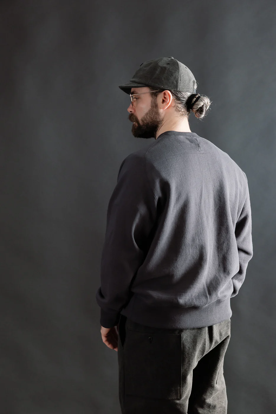 JM7580 - Big Loop Crewneck - 177 Ink Black - Image 10