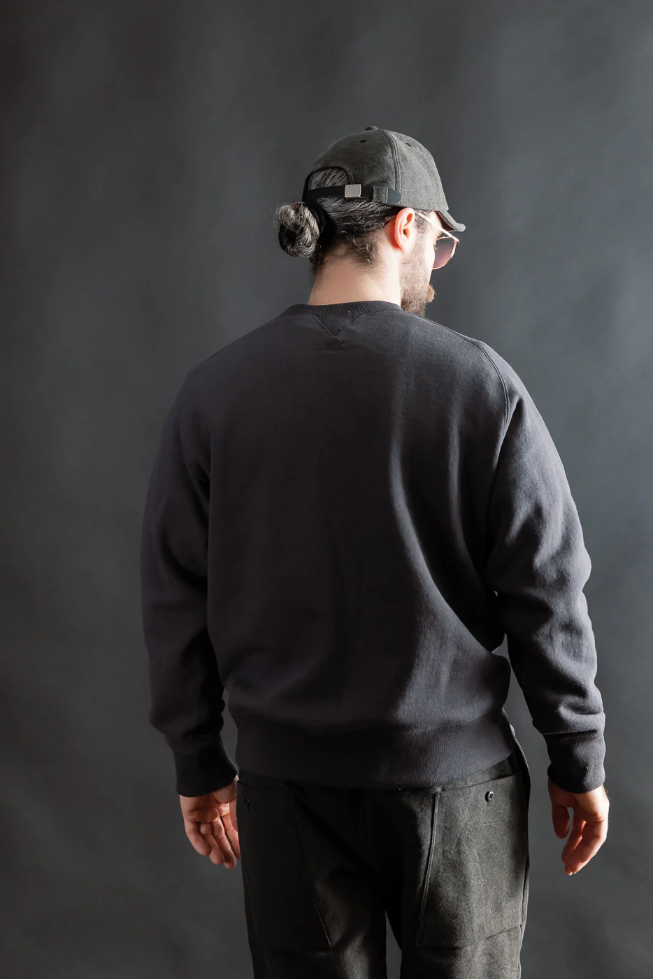 JM7580 - Big Loop Crewneck - 177 Ink Black - Image 11