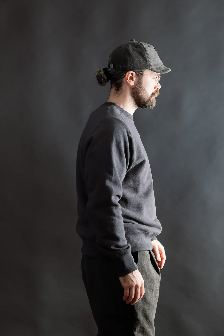 JM7580 - Big Loop Crewneck - 177 Ink Black - Image 12