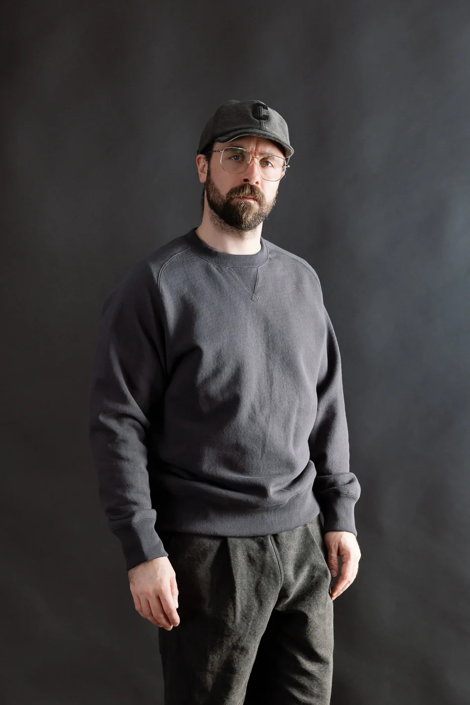 JM7580 - Big Loop Crewneck - 177 Ink Black - Image 13