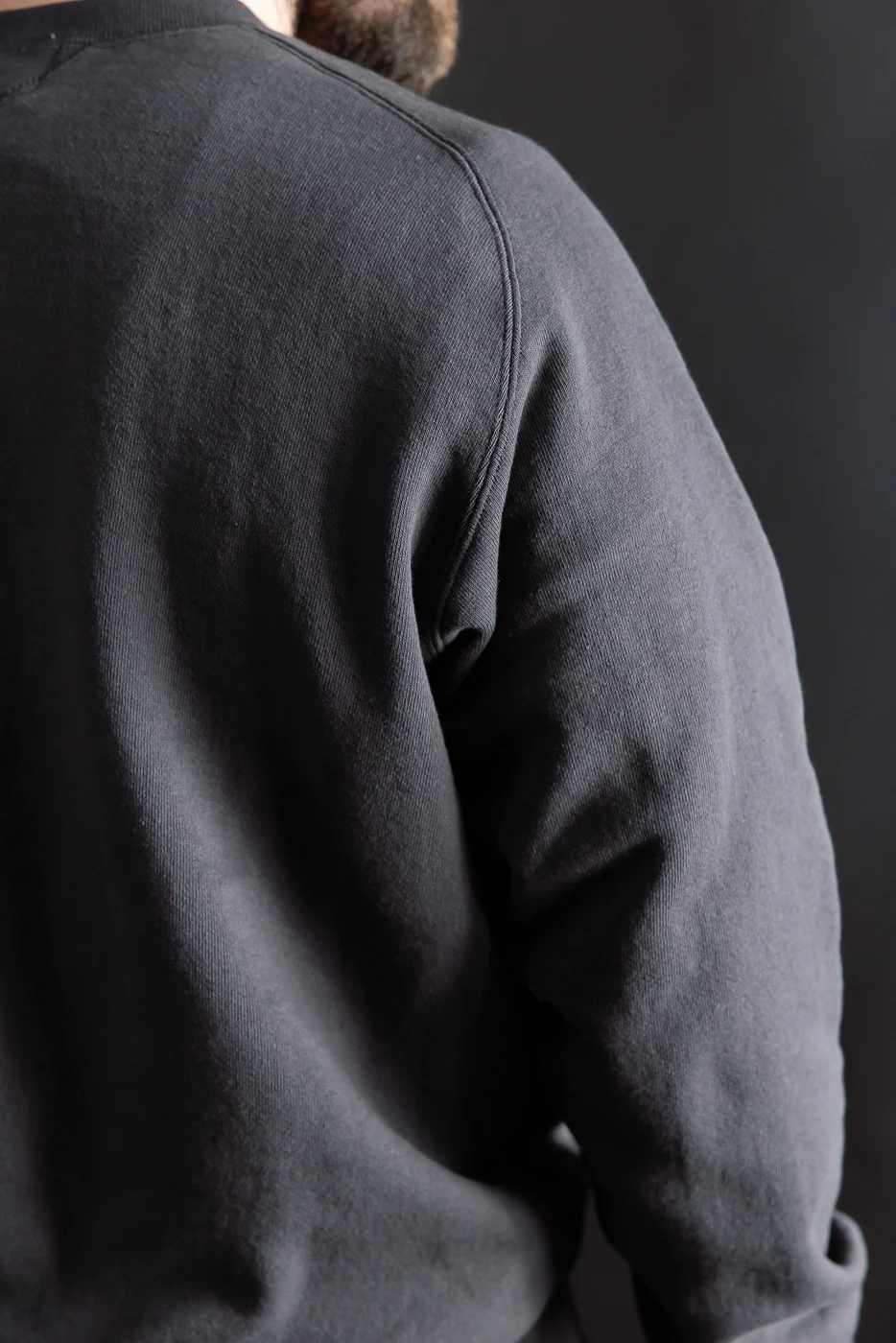 JM7580 - Big Loop Crewneck - 177 Ink Black - Image 17
