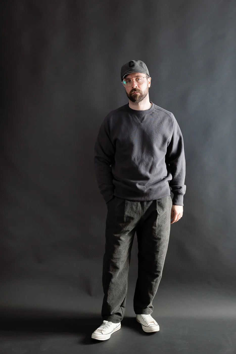 JM7580 - Big Loop Crewneck - 177 Ink Black - Image 5