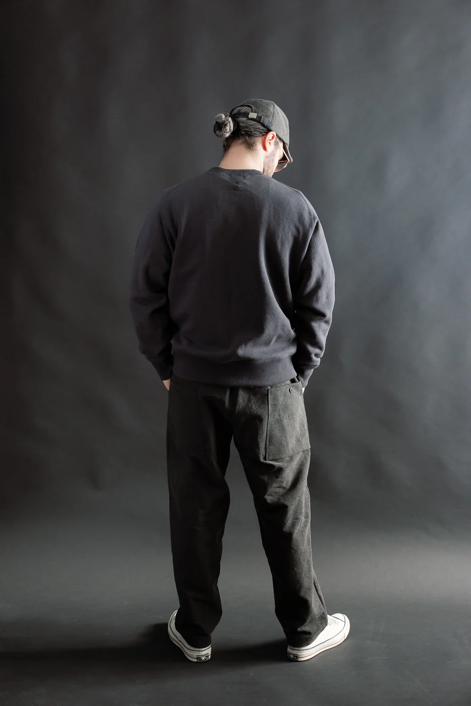 JM7580 - Big Loop Crewneck - 177 Ink Black - Image 7