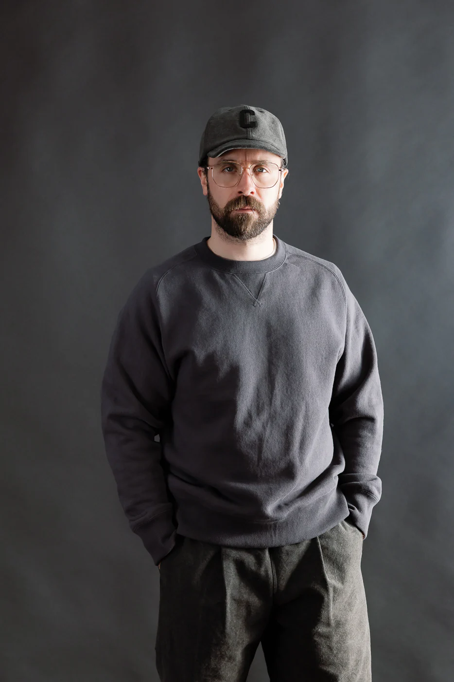 JM7580 - Big Loop Crewneck - 177 Ink Black - Image 8