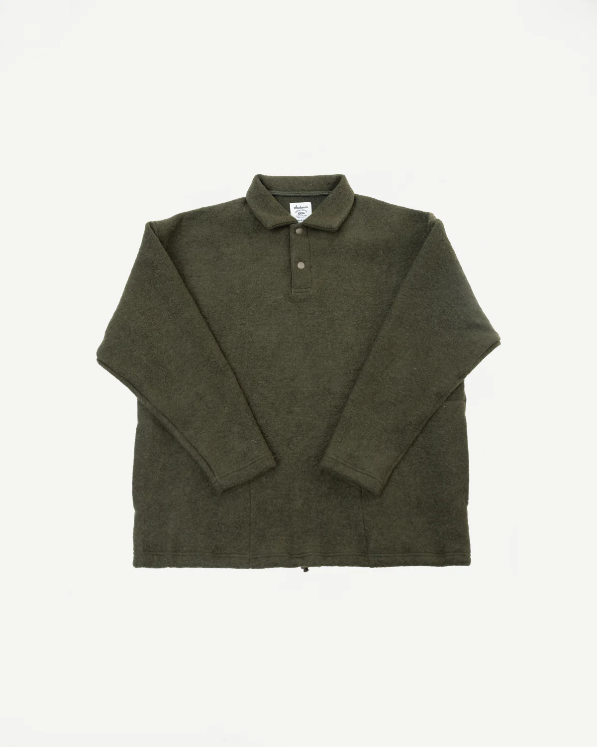 JM7583 - Wool Himo Polo - 320 Olive