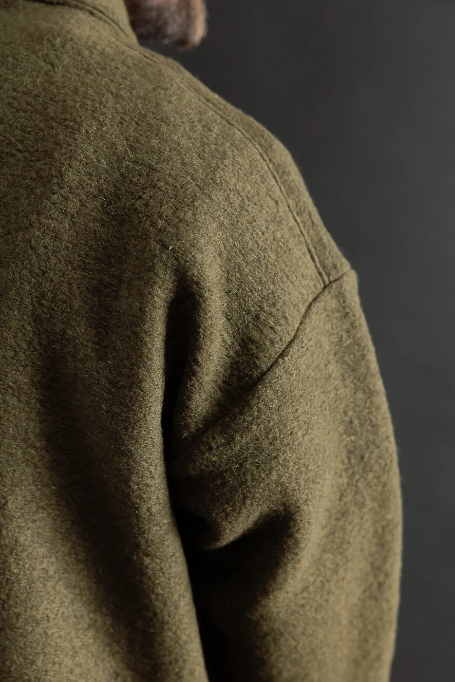 JM7583 - Wool Himo Polo - 320 Olive - Image 19