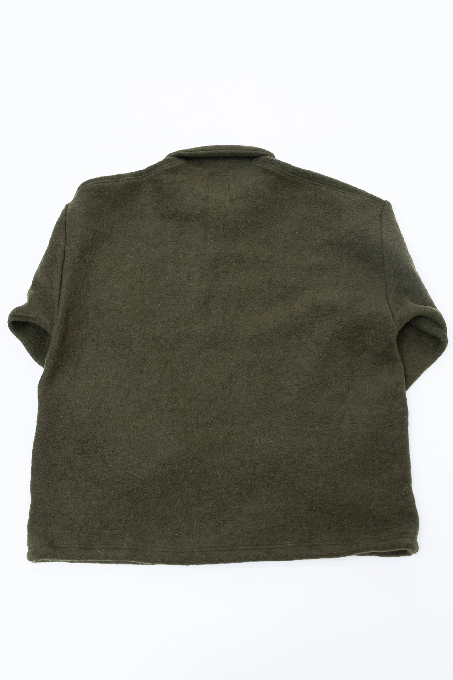 JM7583 - Wool Himo Polo - 320 Olive - Image 4