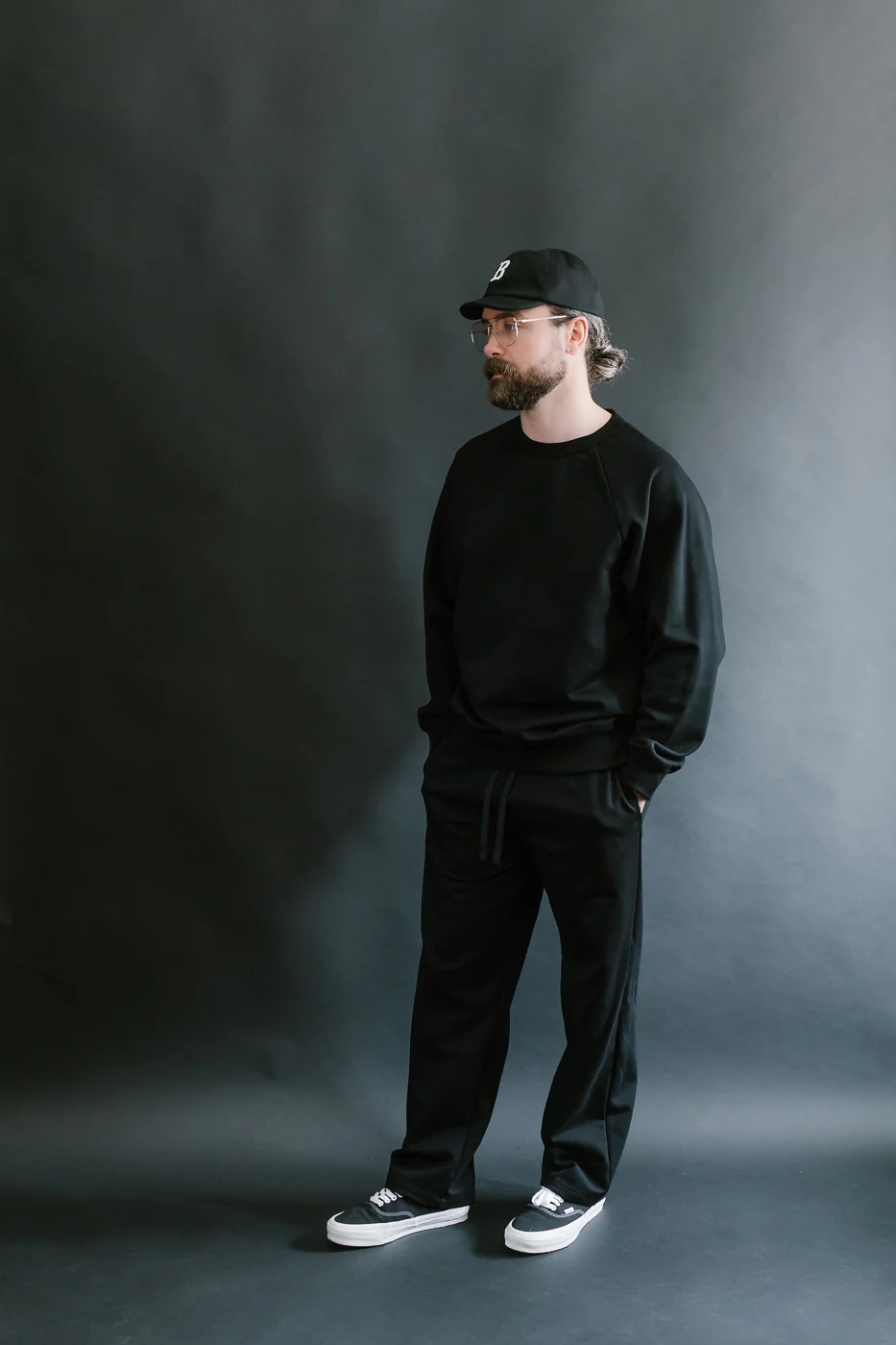 JM7517 - MZ Sweat Crewneck - 07 Black - Image 6