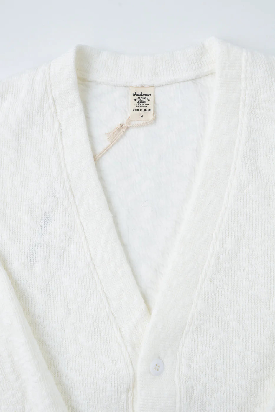 JM8518 - Slub Knit Cardigan - 10 White - Image 2