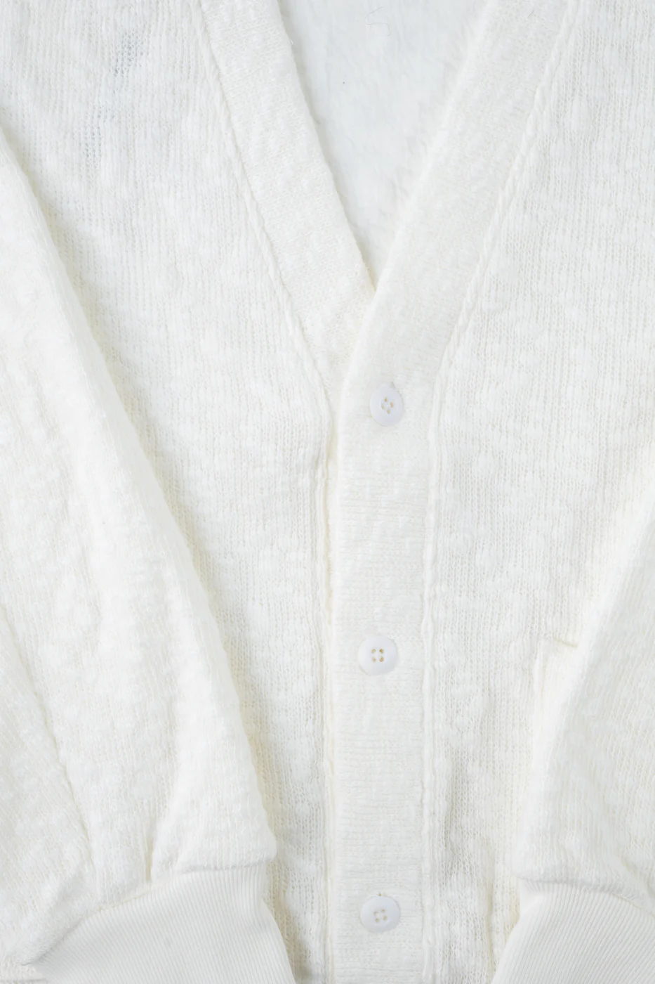 JM8518 - Slub Knit Cardigan - 10 White - Image 3