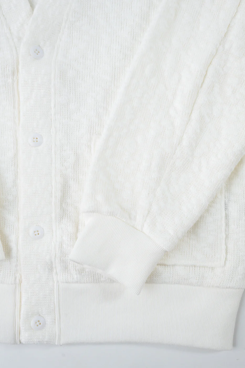 JM8518 - Slub Knit Cardigan - 10 White - Image 4