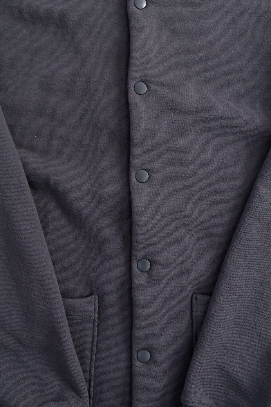 JM8580 - Big Loop Collarless Jacket - 177 Ink Black - Image 3