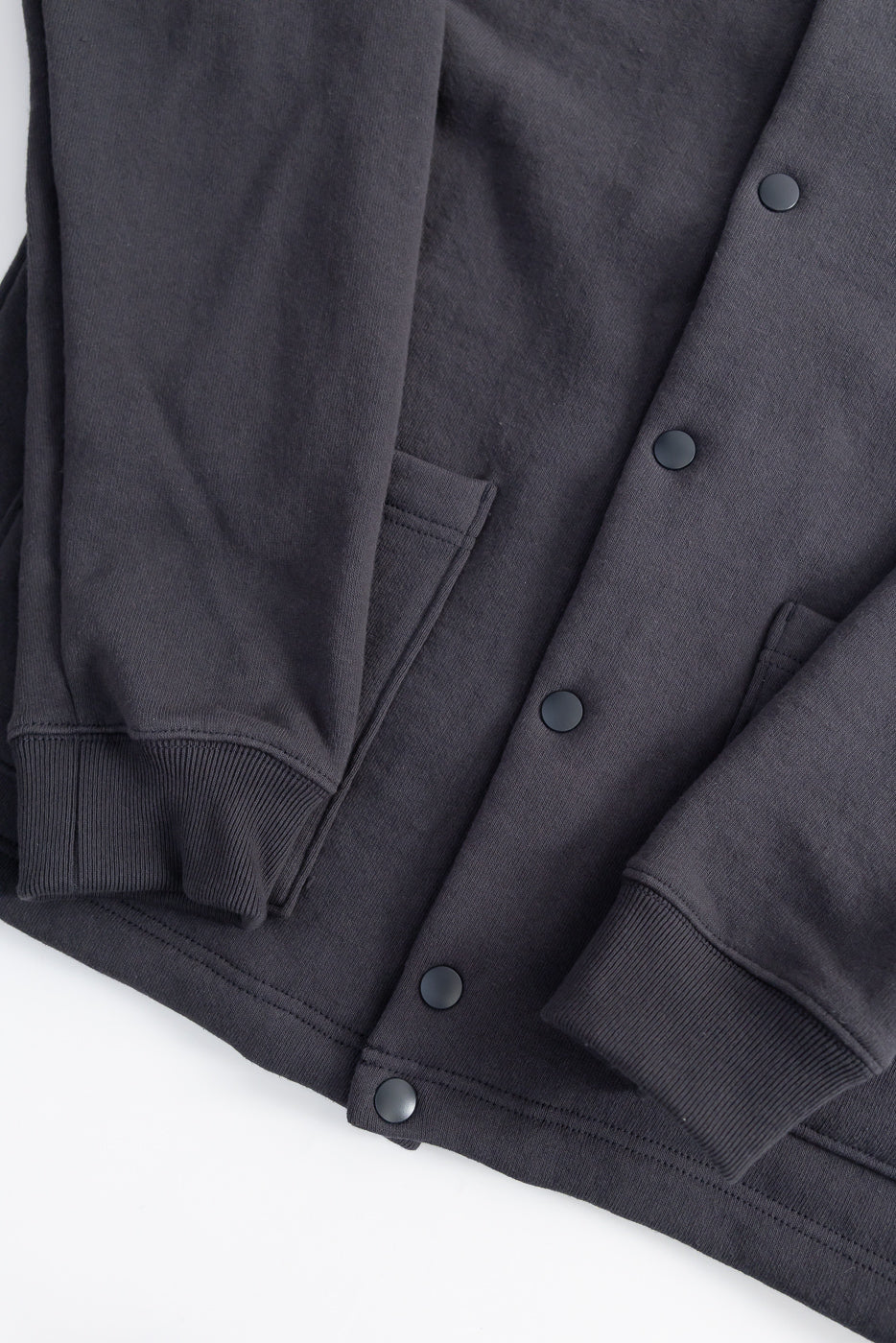 JM8580 - Big Loop Collarless Jacket - 177 Ink Black - Image 4