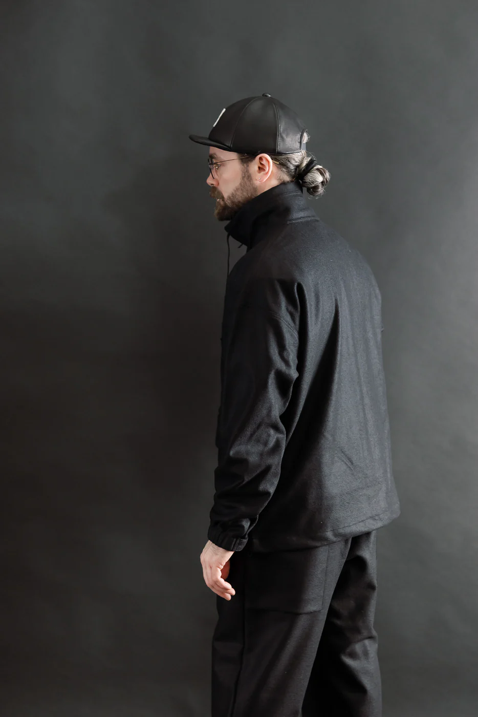 JM8596 - Comp Wool Stand Neck JK - 107 Black - Image 12