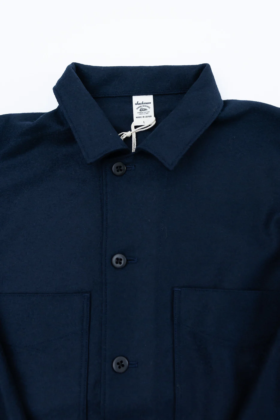JM8597 - Comp Wool BB Shirt - 101 Navy - Image 2