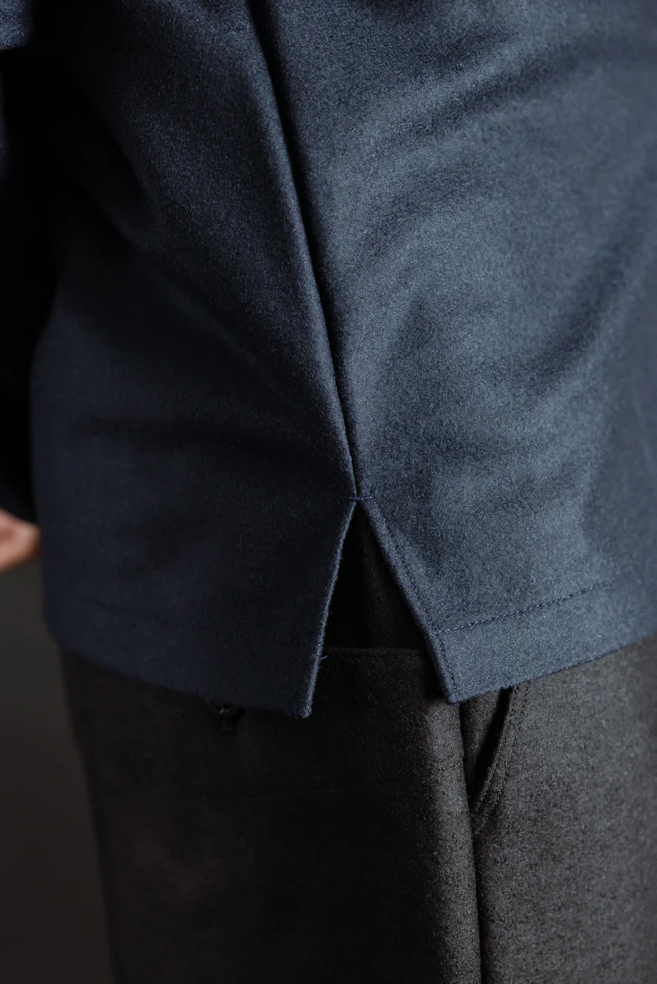 JM8597 - Comp Wool BB Shirt - 101 Navy - Image 21
