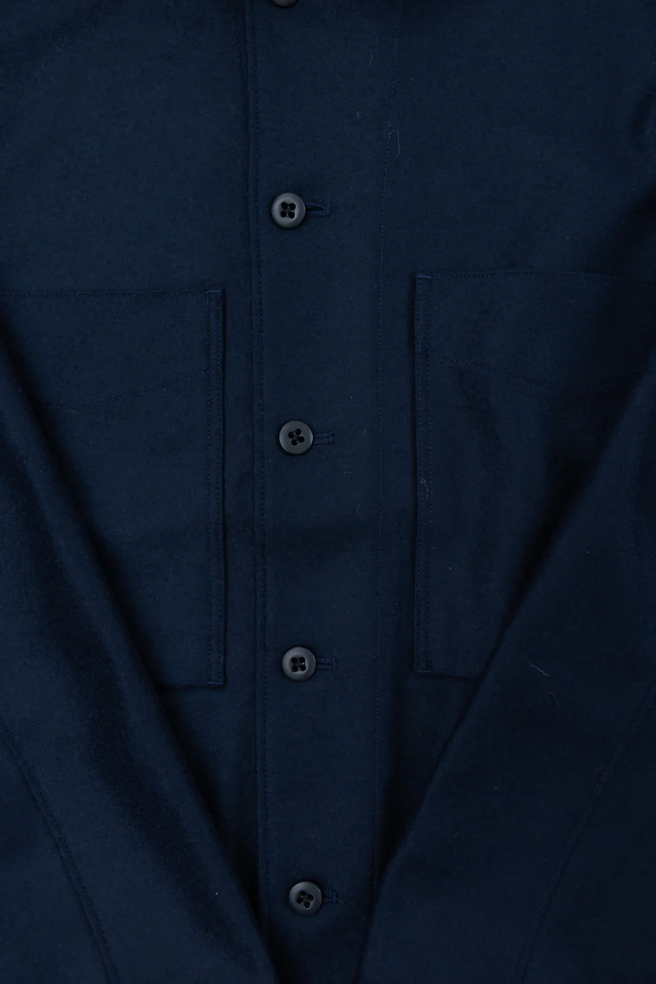 JM8597 - Comp Wool BB Shirt - 101 Navy - Image 3