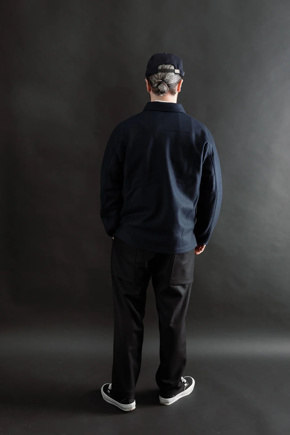 JM8597 - Comp Wool BB Shirt - 101 Navy - Image 8