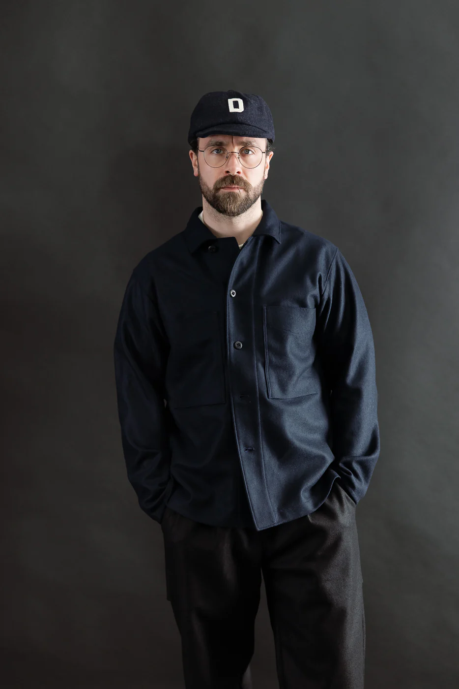 JM8597 - Comp Wool BB Shirt - 101 Navy - Image 9