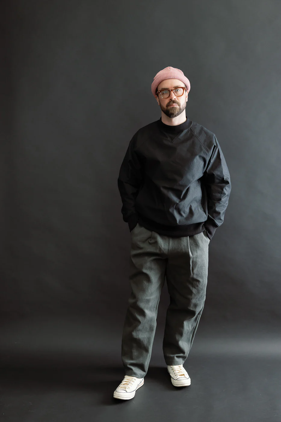 JM8615 - BN Crewneck - 07 Black - Image 5