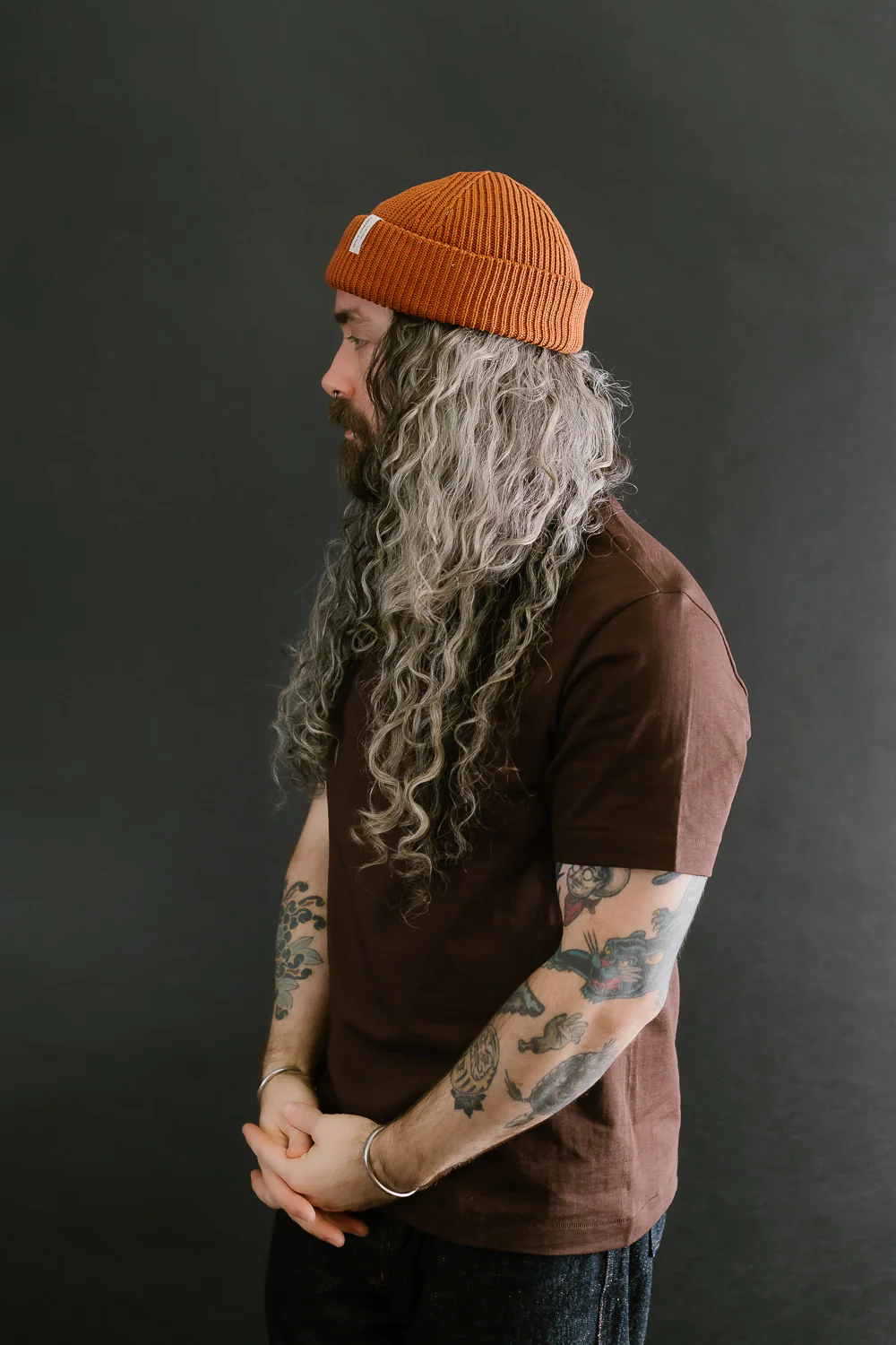 KBN01.812 - Organic Cotton Beanie - Caramel - Image 4