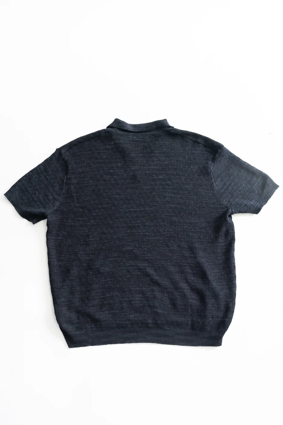 Knit Polo - Vintage Black Boxweave - Image 5