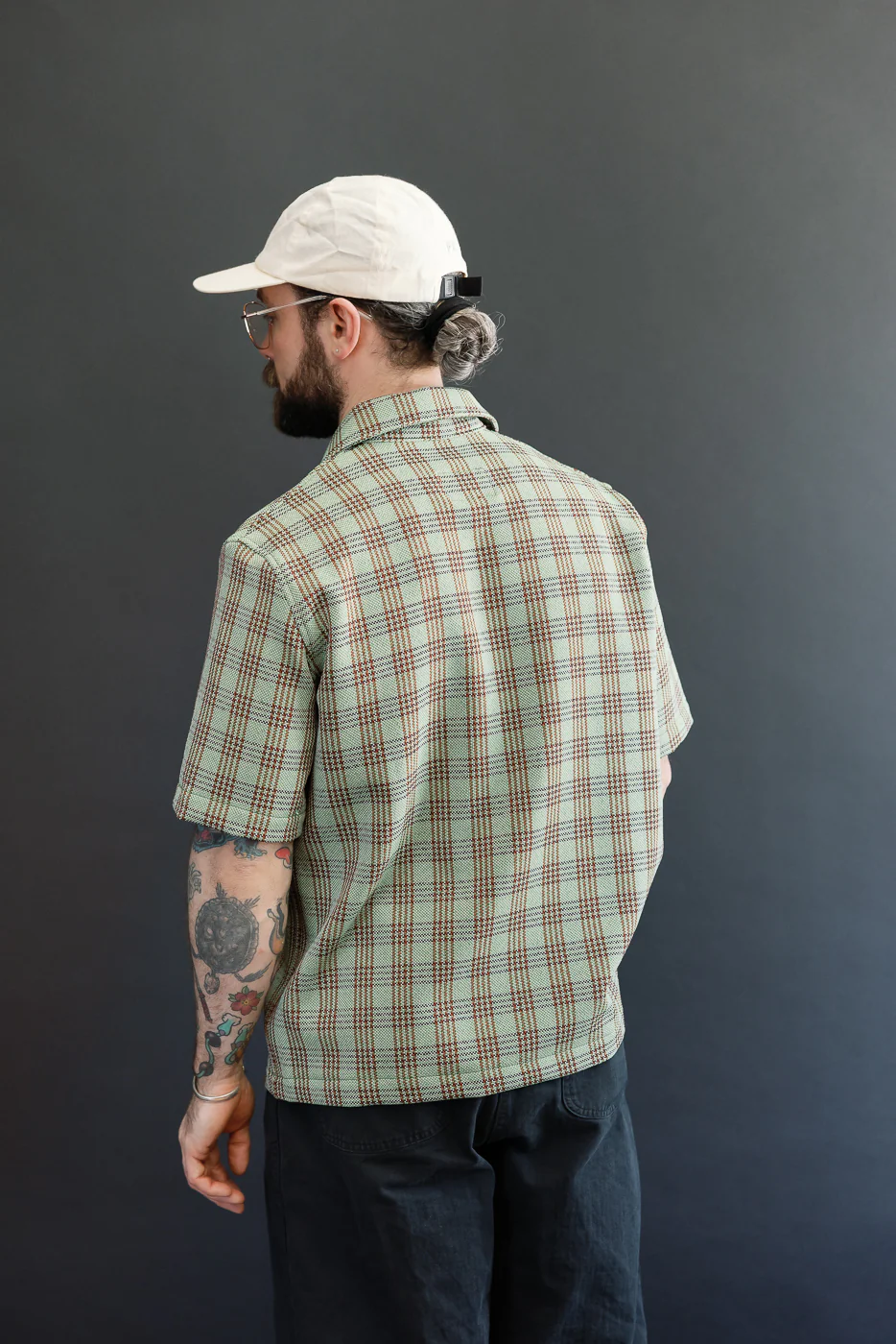 Lawn Chair Plaid Lounge Shirt - Green - Image 12