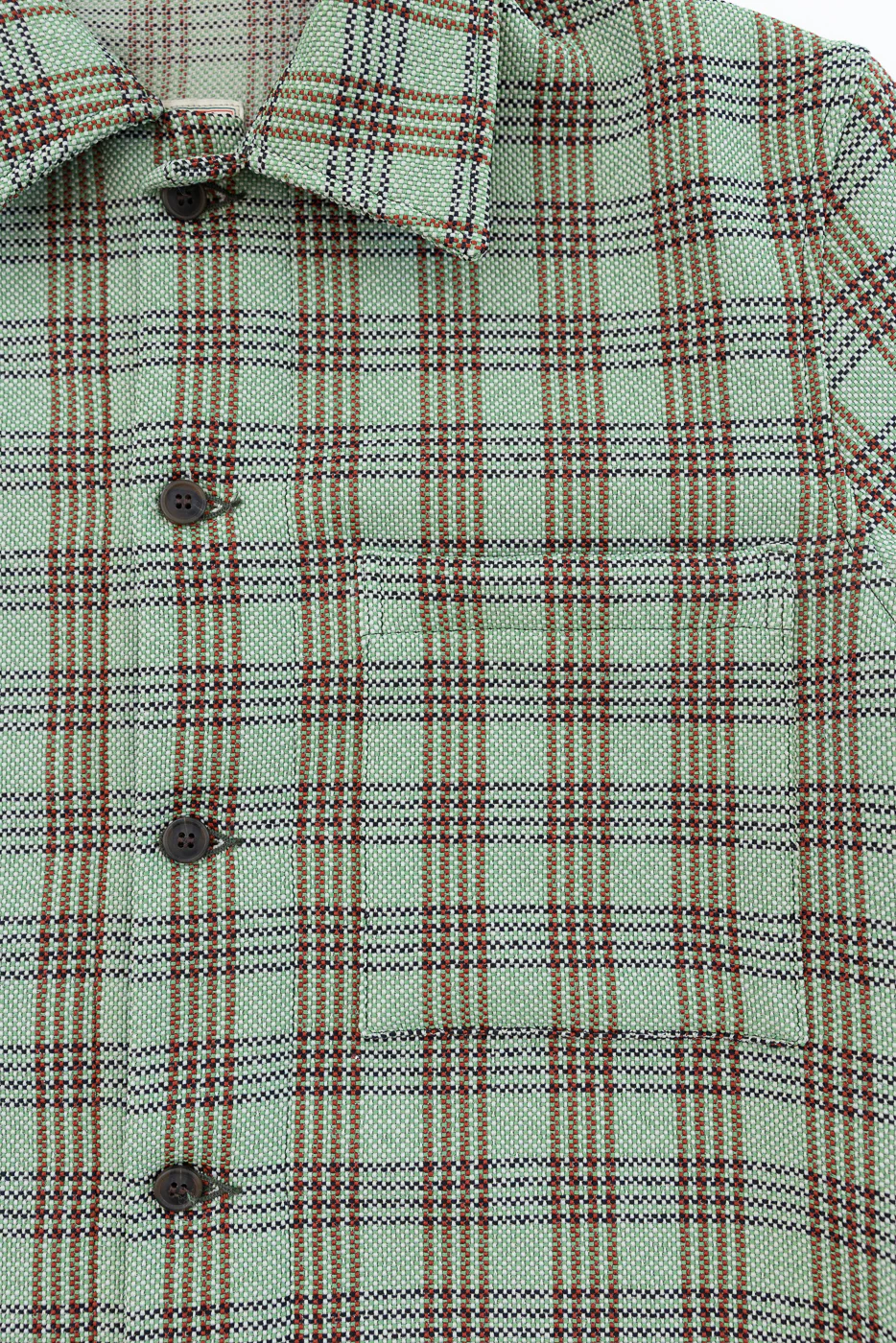 Lawn Chair Plaid Lounge Shirt - Green - Image 3