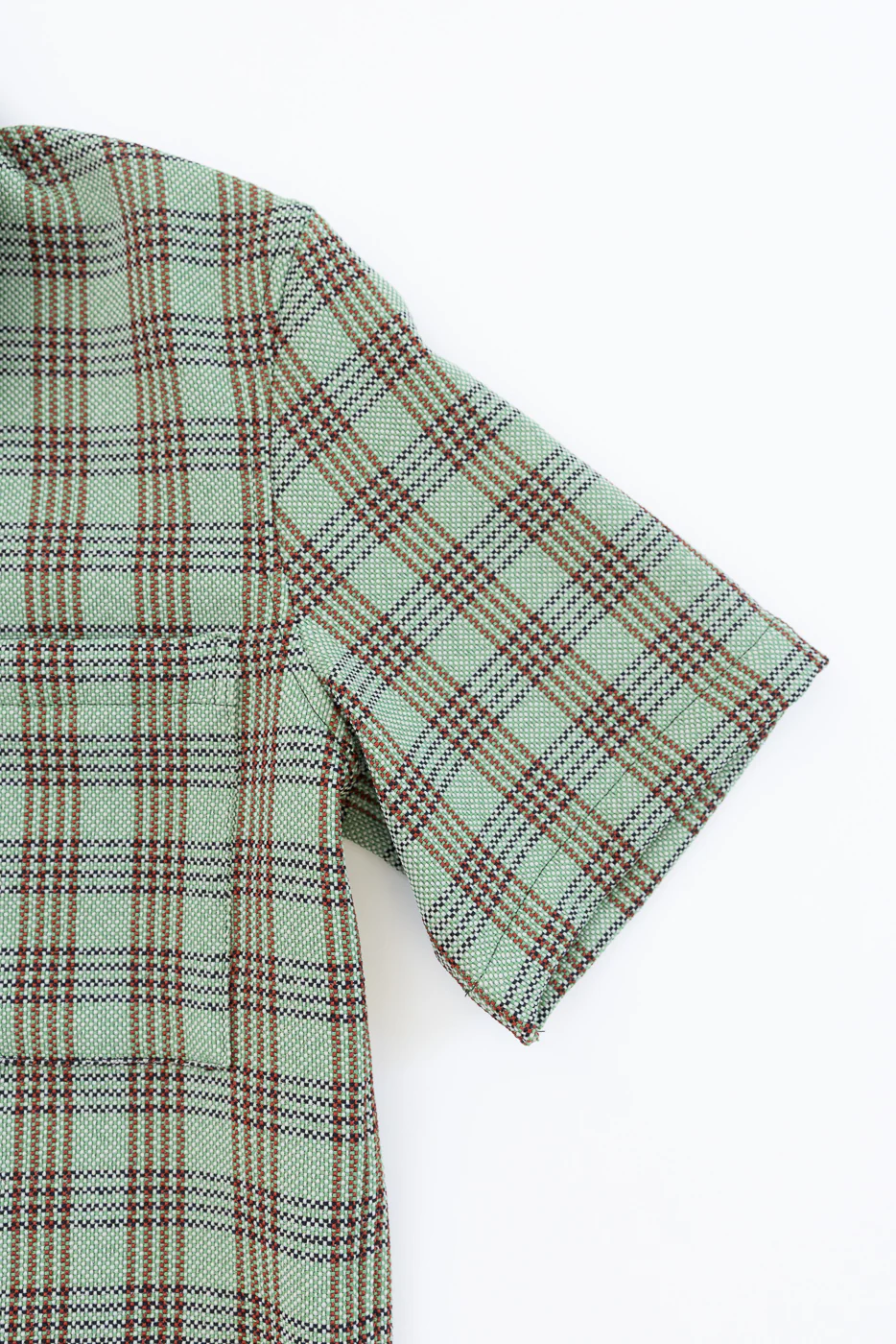 Lawn Chair Plaid Lounge Shirt - Green - Image 4