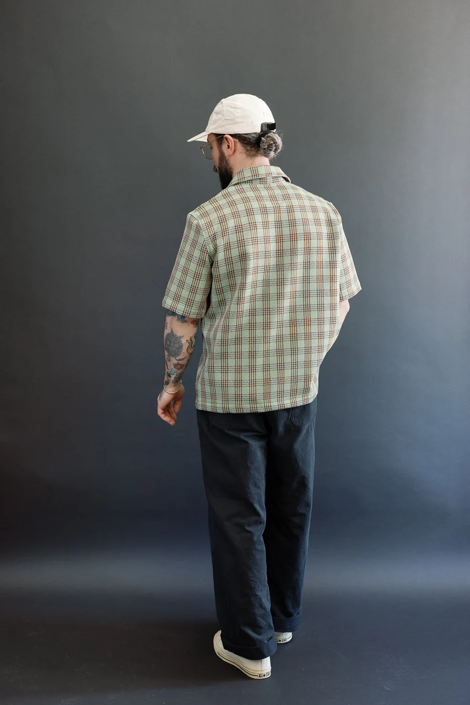 Lawn Chair Plaid Lounge Shirt - Green - Image 9